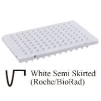 [EFP-QLBRW96-20/EFP-QLBRW96-50] Low Profile qPCR 96 well White Plate (semi skirted)