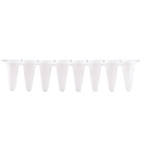 [EFP-QSW100] Low Profile qPCR 8-Strip White Tubes (With Optical Caps)