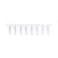 [MB-Q100C] 0.1ml qPCR 8-Strip Clear Tubes (With Optical Caps)