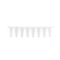 [MB-Q100W] 0.1ml qPCR 8-Strip White Tubes (With Optical Caps)