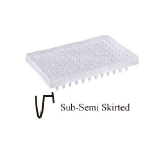 [MB-Q96] 0.2ml Standard Profile qPCR 96 Well Plate (sub-semi skirted)